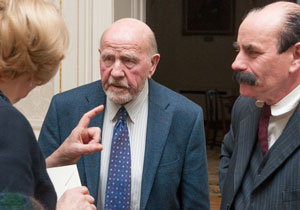 Eugene McCabe with MJ Sullivan at Aras an Uachtarain